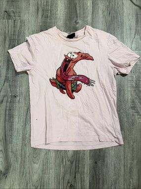 SpongeBob Squarepants Light Pink Tee with Patrick Graphic